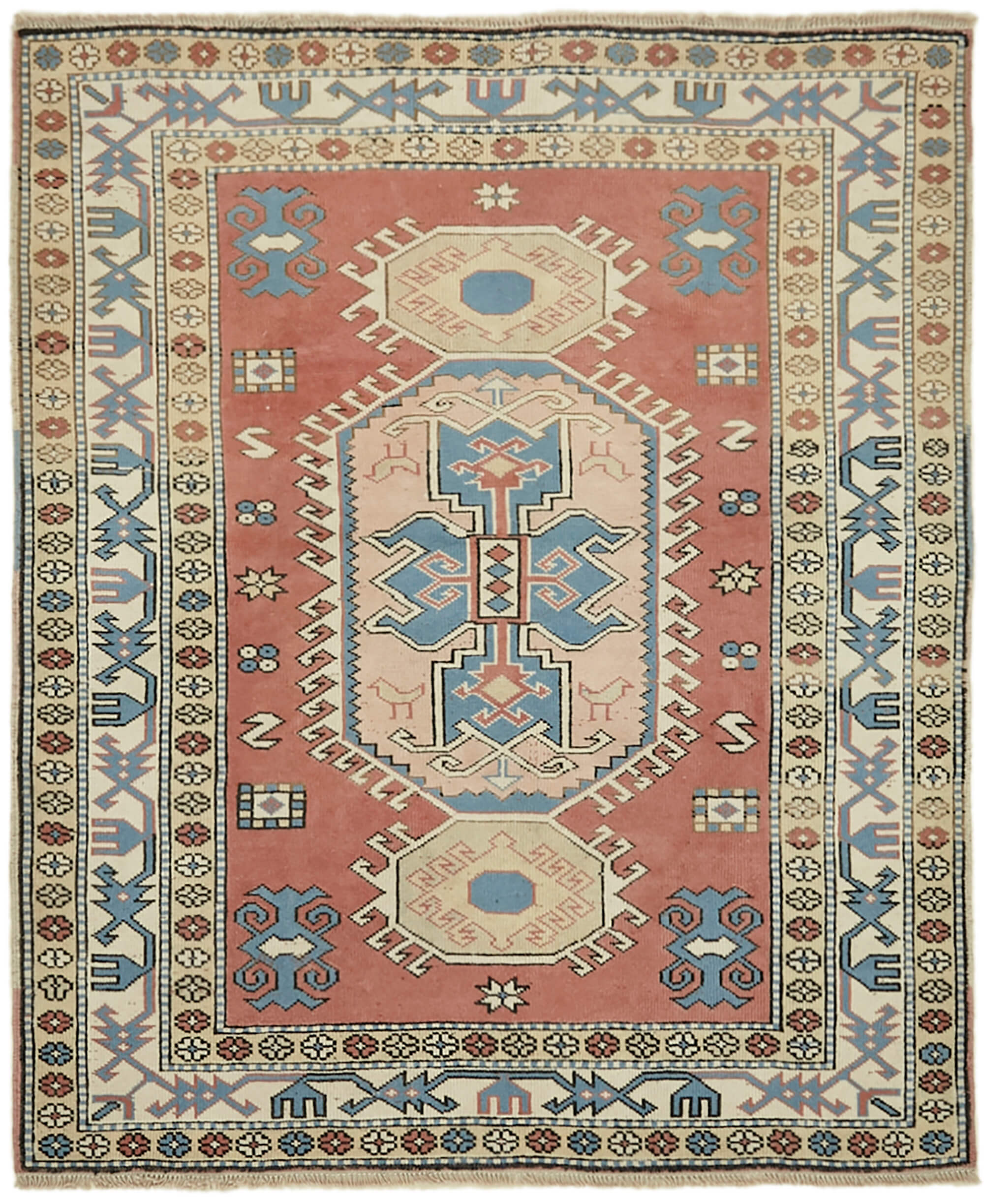 5x6 Beige Anatolian Rug - 43648