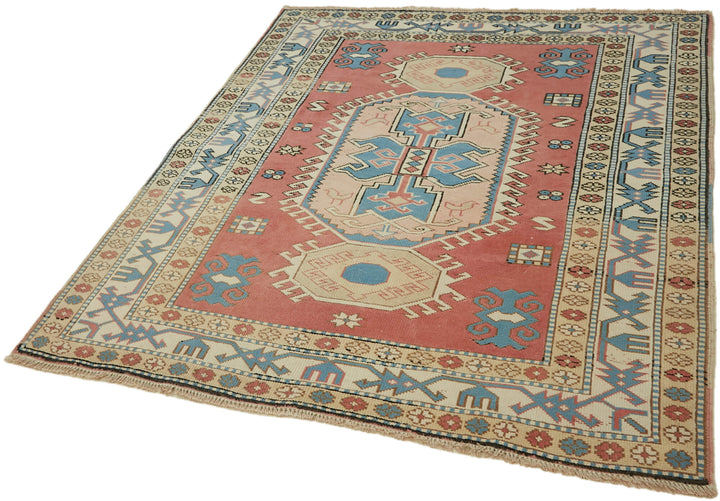 5x6 Beige Anatolian Rug - 43648