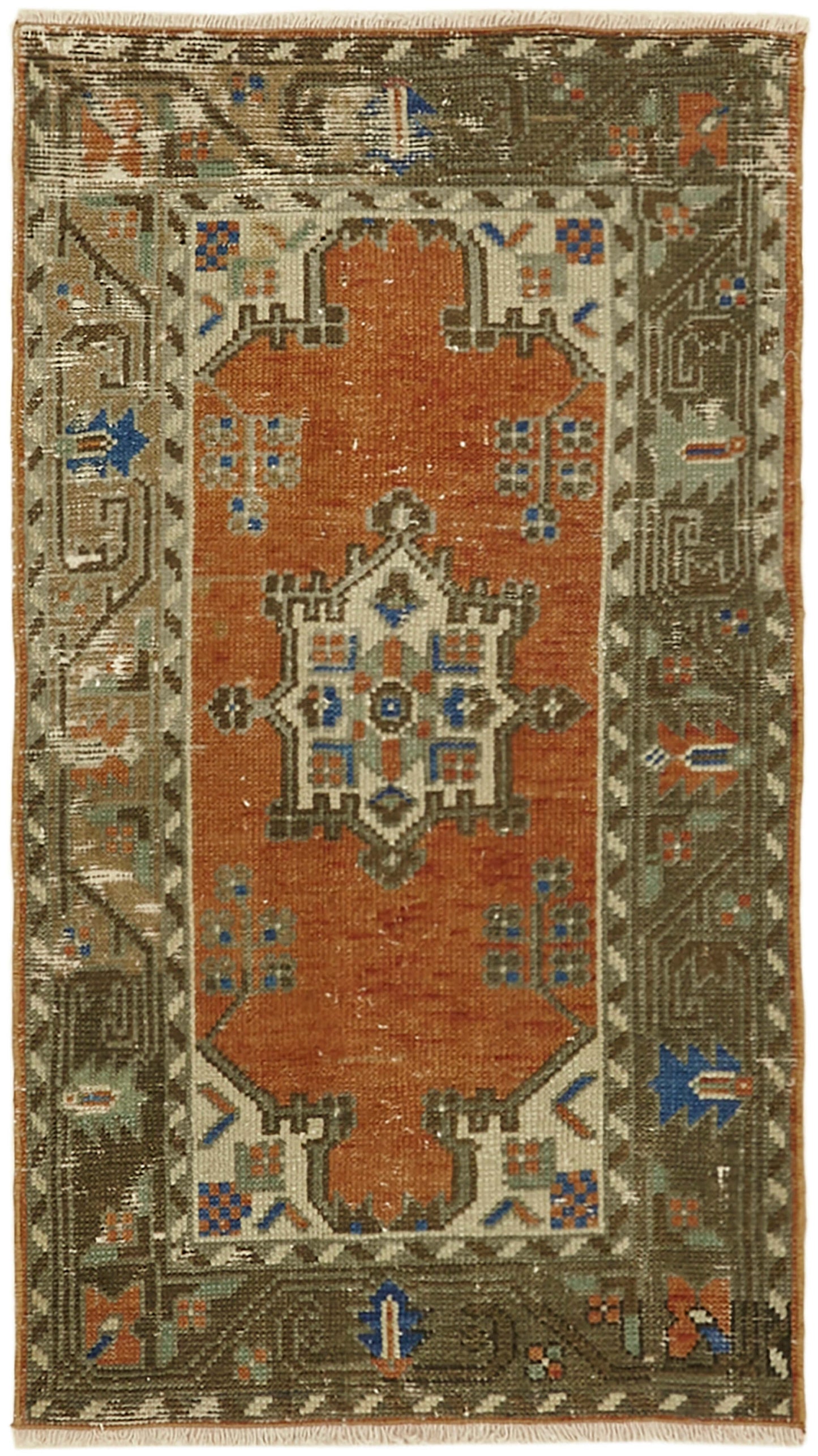2x4 Vintage Handmade Anatolian Rug - 43735