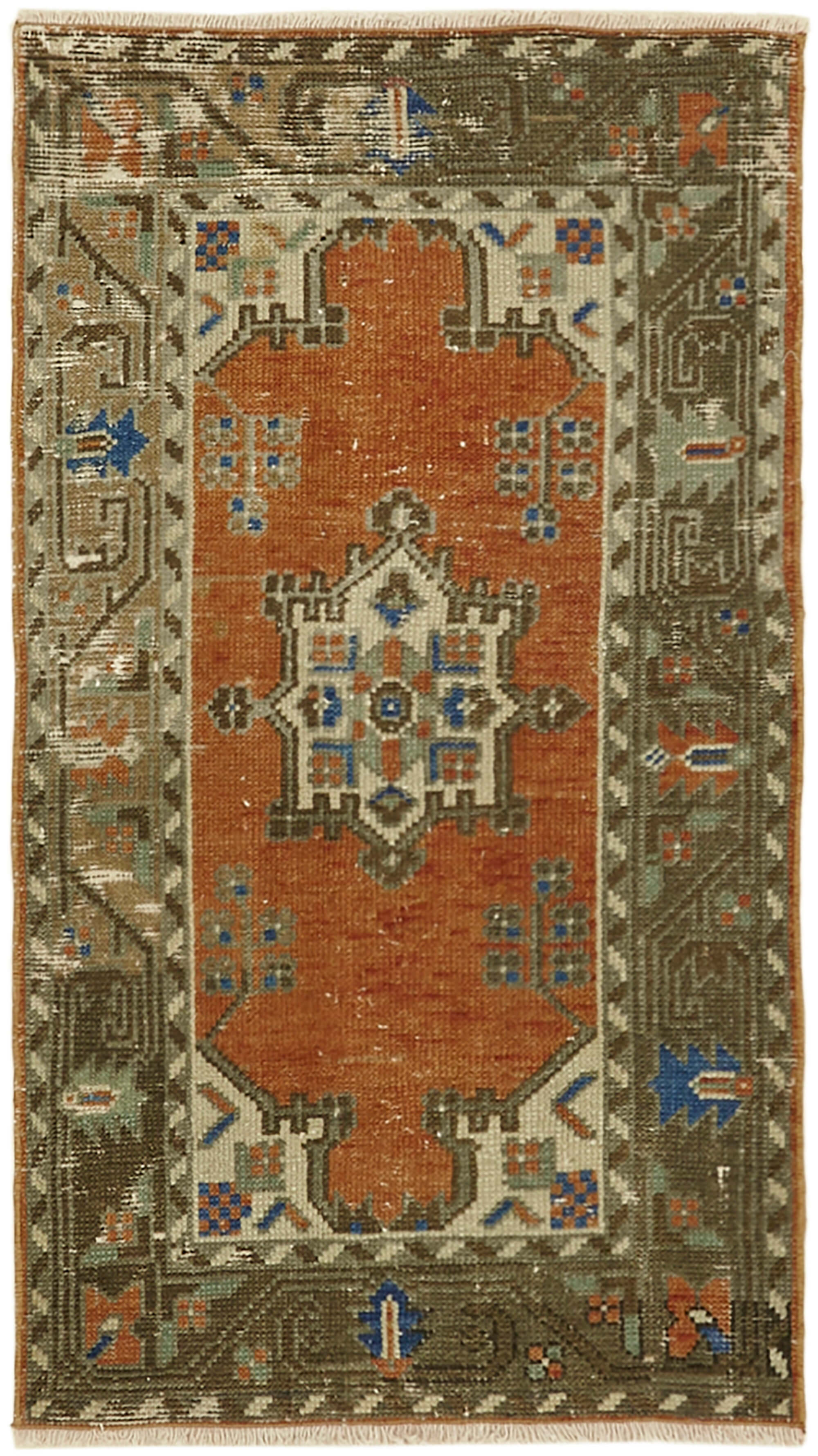 2x4 Vintage Handmade Anatolian Rug - 43735