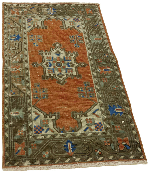 2x4 Vintage Handmade Anatolian Rug - 43735