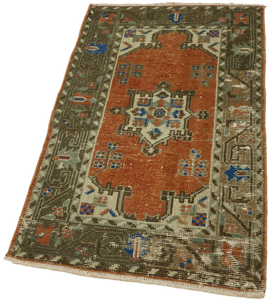 2x4 Vintage Handmade Anatolian Rug - 43735