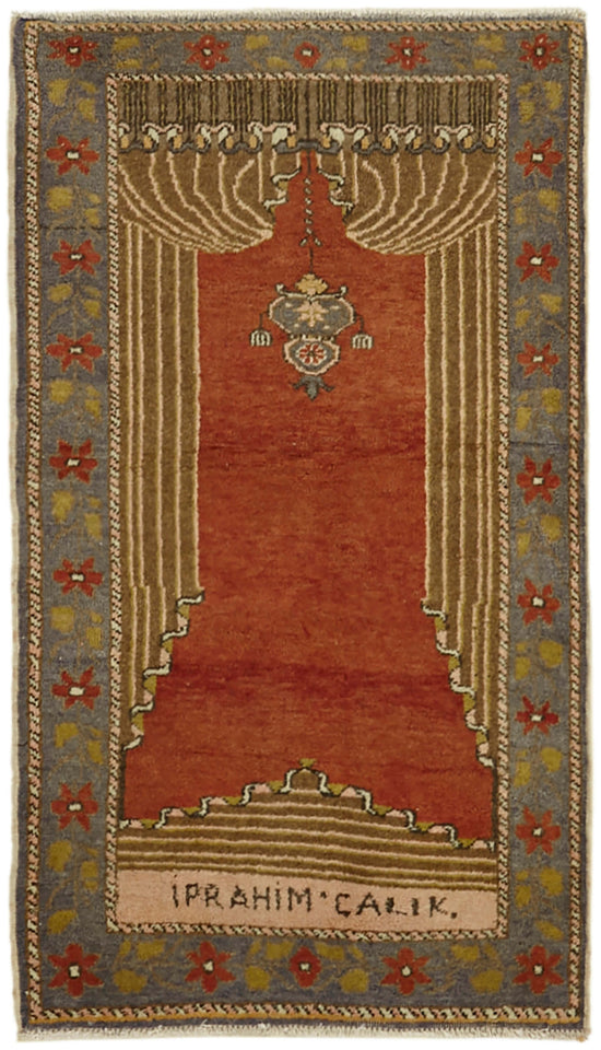 2x4 Red Anatolian Rug - 43752