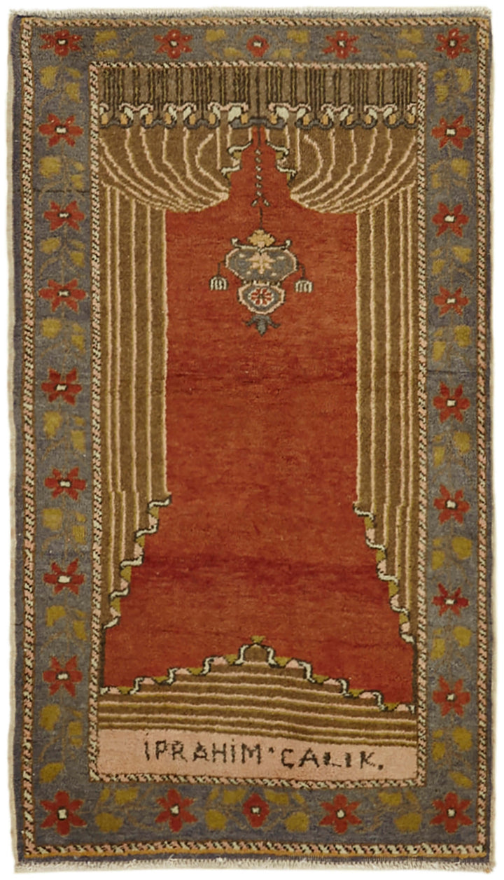 2x4 Red Anatolian Rug - 43752