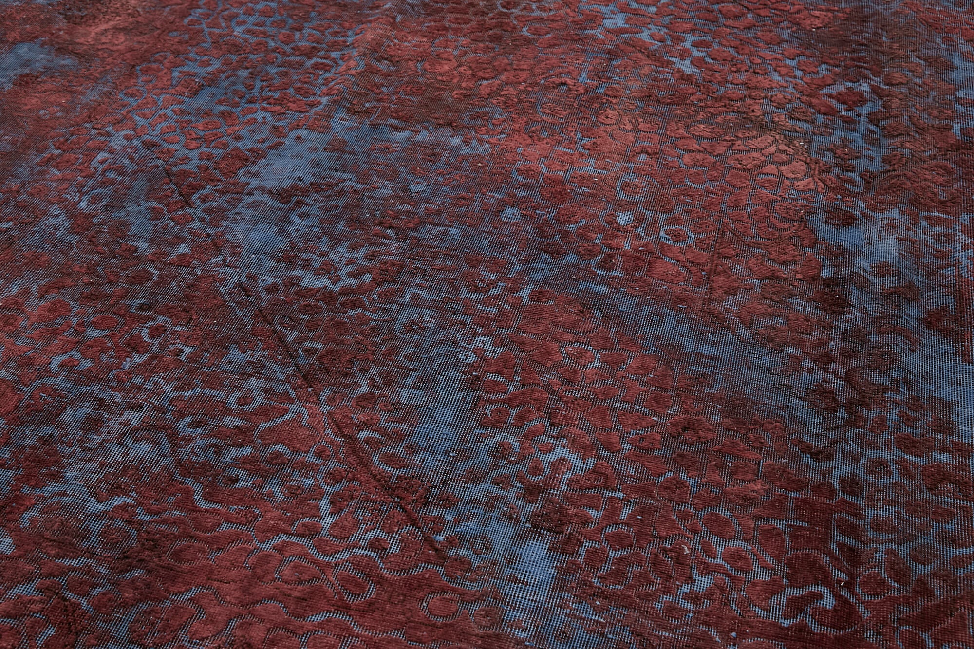 10x12 Red Overdyed Large Area Rug - 43940