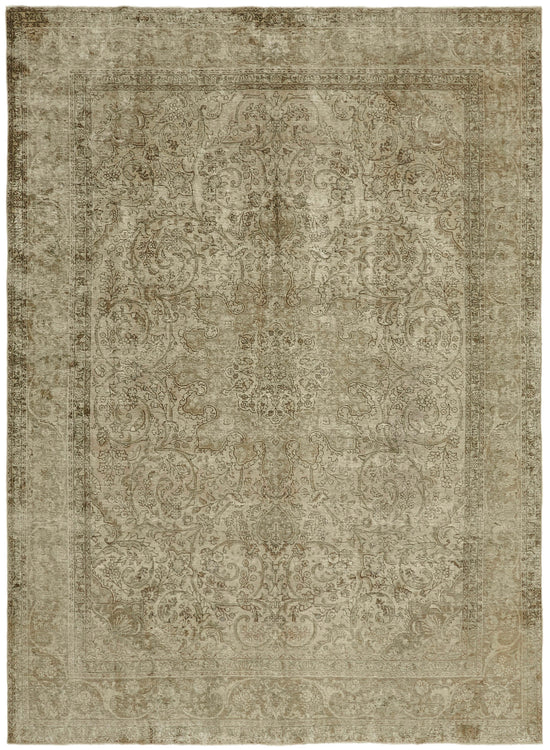 9x12 Beige Vintage Large Area Rug - 43945