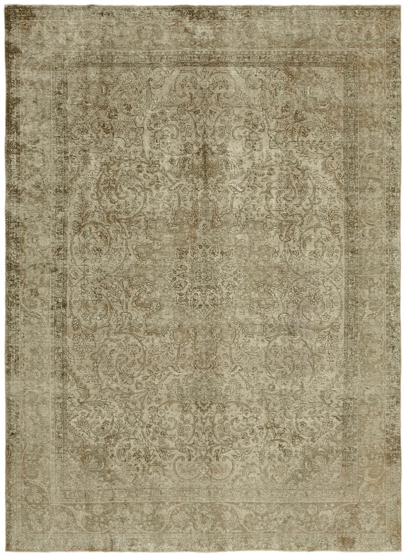 9x12 Beige Vintage Large Area Rug - 43945