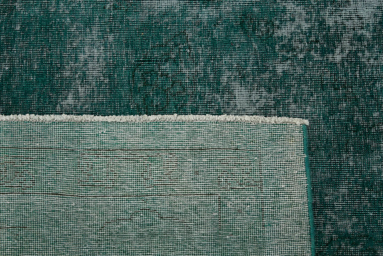 10x13 Turquoise Overdyed Large Area Rug - 43946