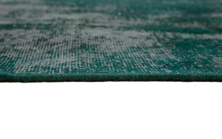 10x13 Turquoise Overdyed Large Area Rug - 43946