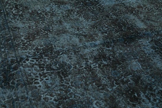9x12 Blue Overdyed Large Area Rug - 43949