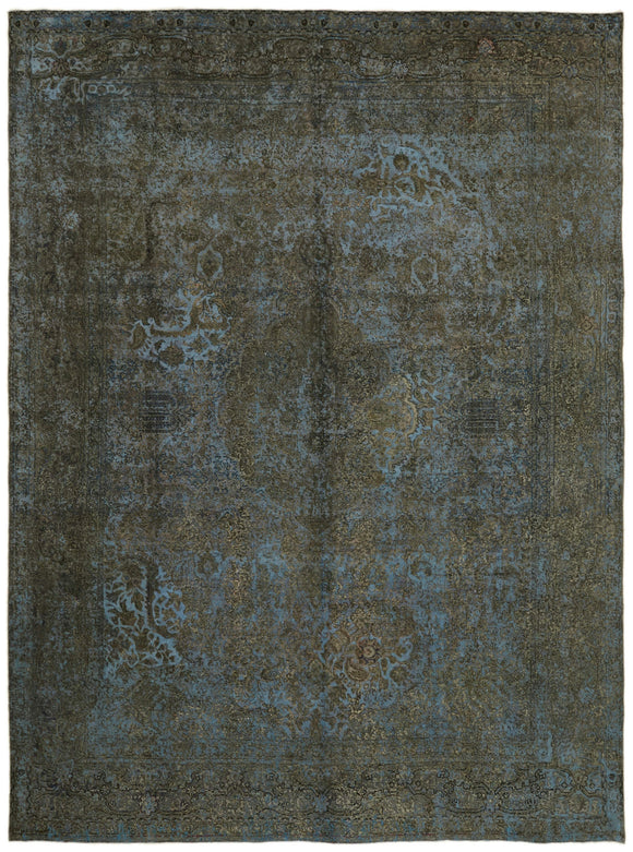 10x13 Blue Overdyed Large Area Rug - 43958