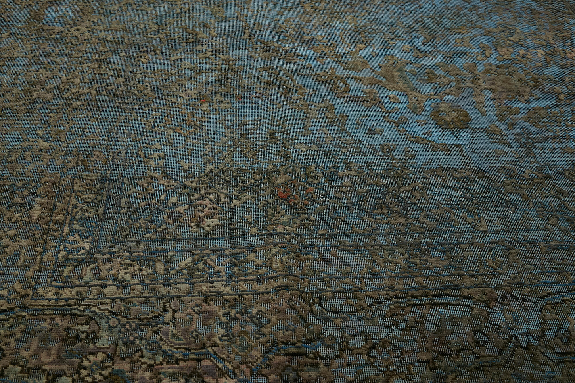 10x13 Blue Overdyed Large Area Rug - 43958