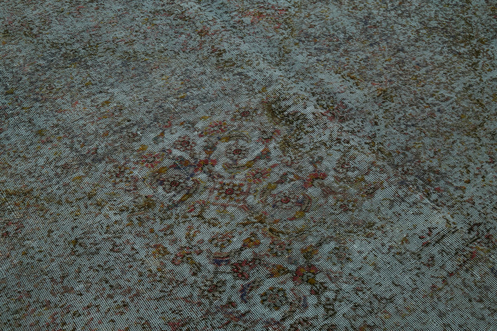 10x12 Grey Overdyed Large Area Rug - 43999