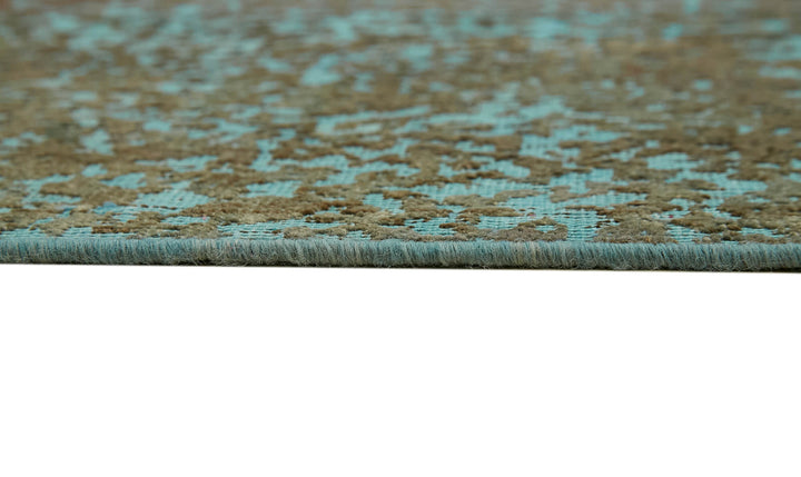 9x12 Turquoise Overdyed Large Area Rug - 44002