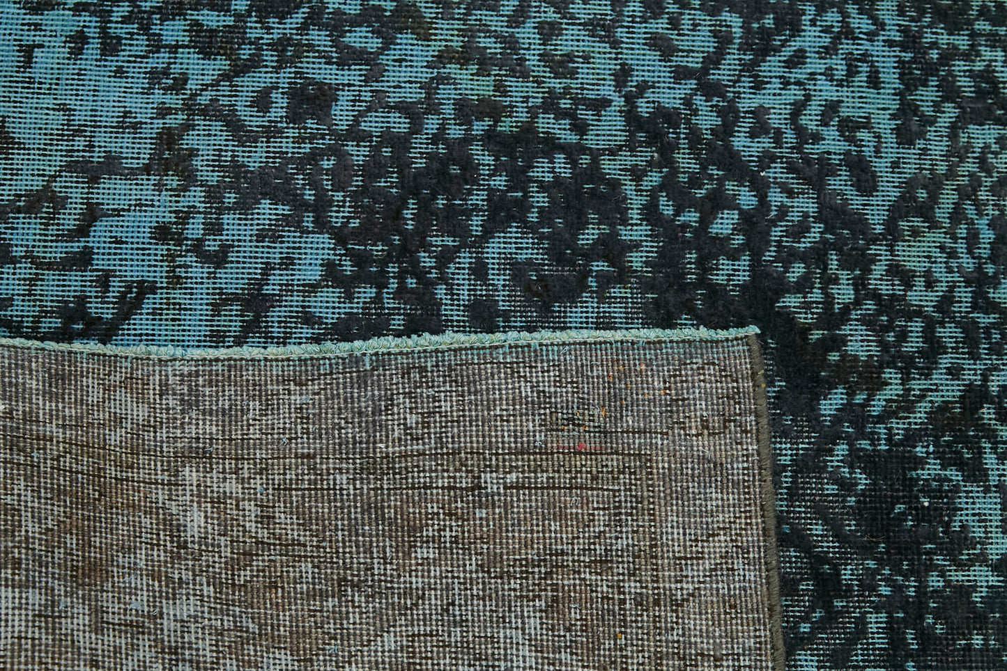 10x12 Black Overdyed Large Area Rug - 44004