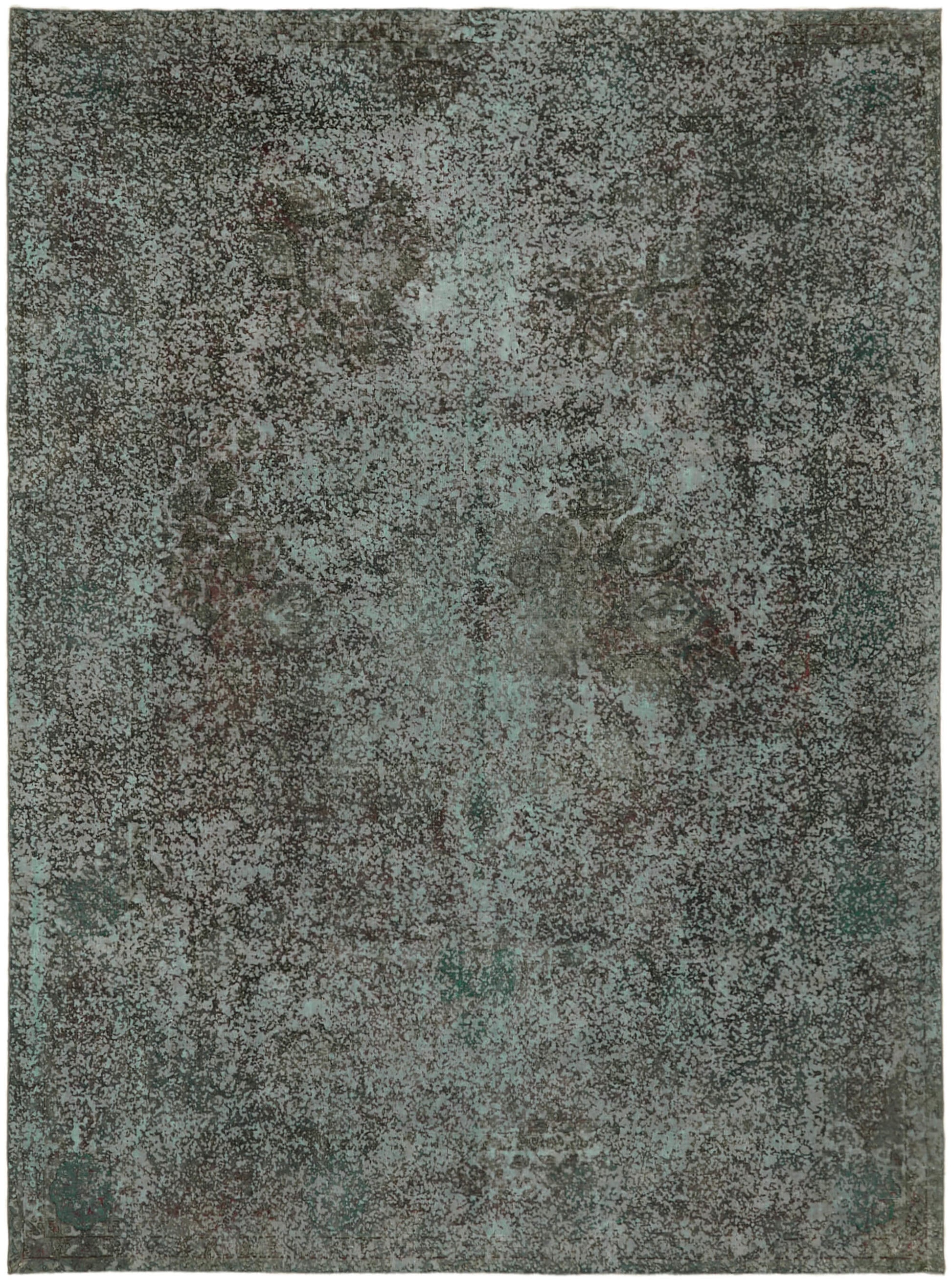 10x13 Grey Overdyed Large Area Rug - 44006