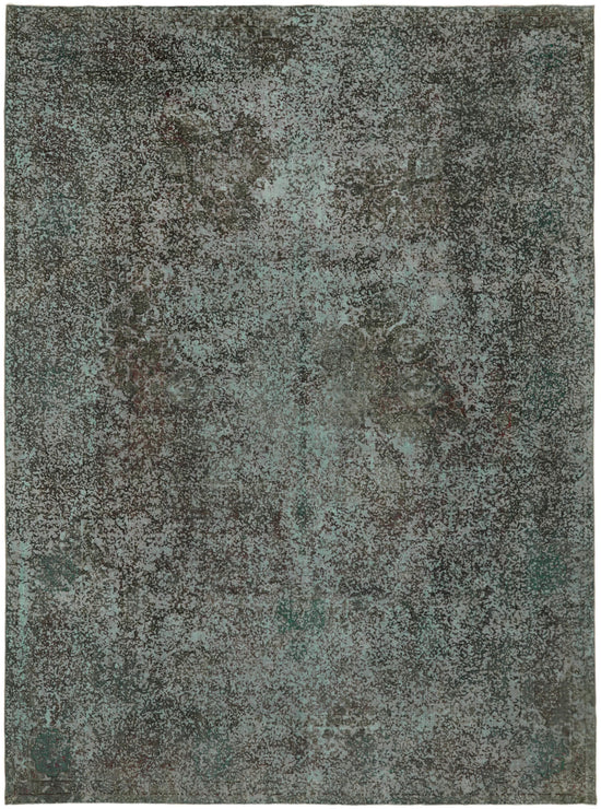 10x13 Grey Overdyed Large Area Rug - 44006