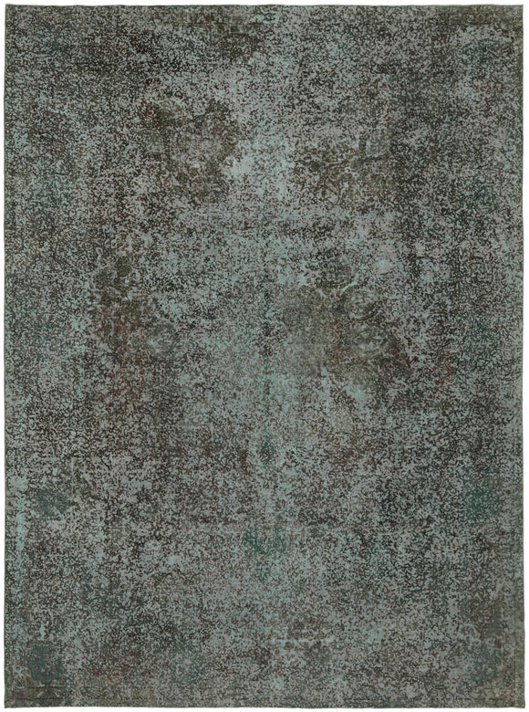 10x13 Grey Overdyed Large Area Rug - 44006