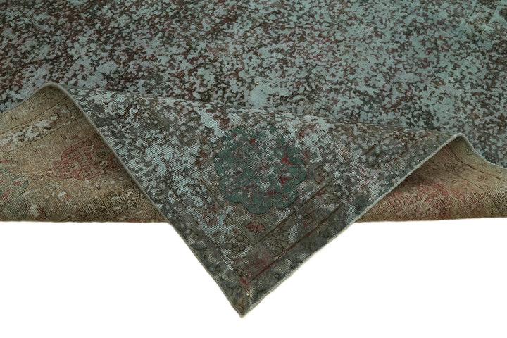 10x13 Grey Overdyed Large Area Rug - 44006