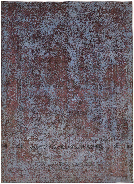 10x13 Purple Overdyed Large Area Rug - 44009