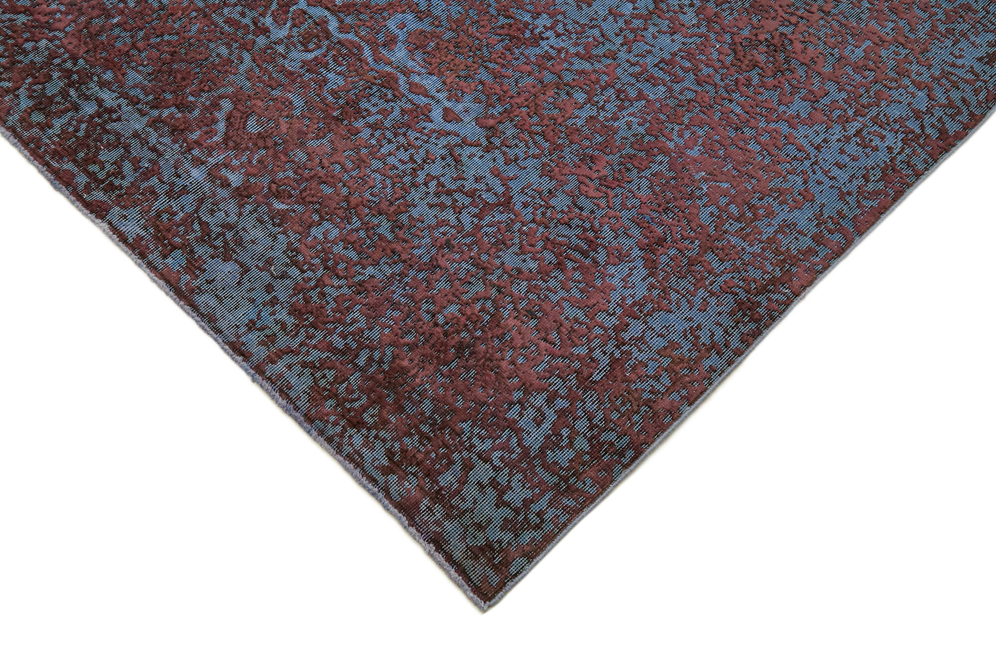 10x13 Purple Overdyed Large Area Rug - 44009