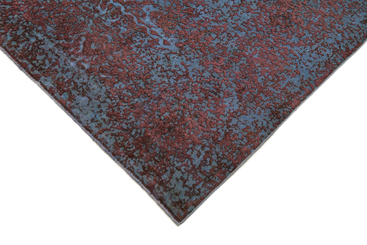 10x13 Purple Overdyed Large Area Rug - 44009