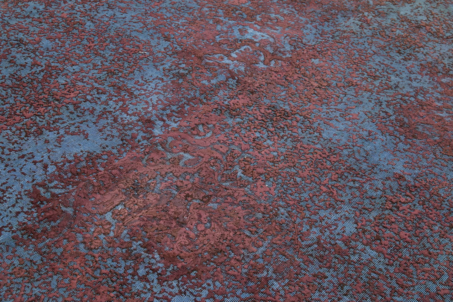 10x13 Purple Overdyed Large Area Rug - 44009