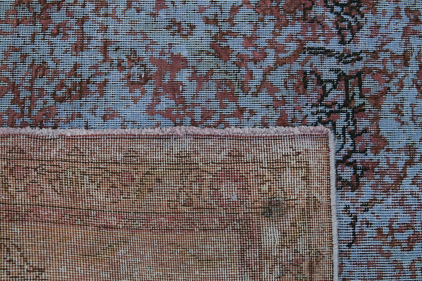 10x13 Purple Overdyed Large Area Rug - 44009