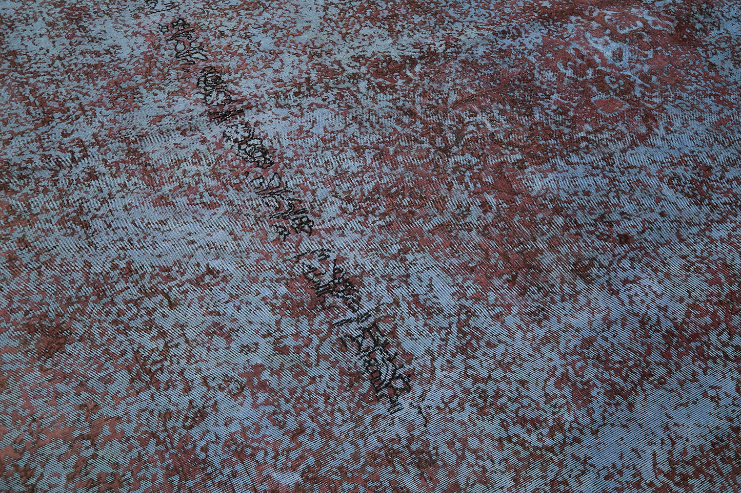 10x13 Purple Overdyed Large Area Rug - 44009