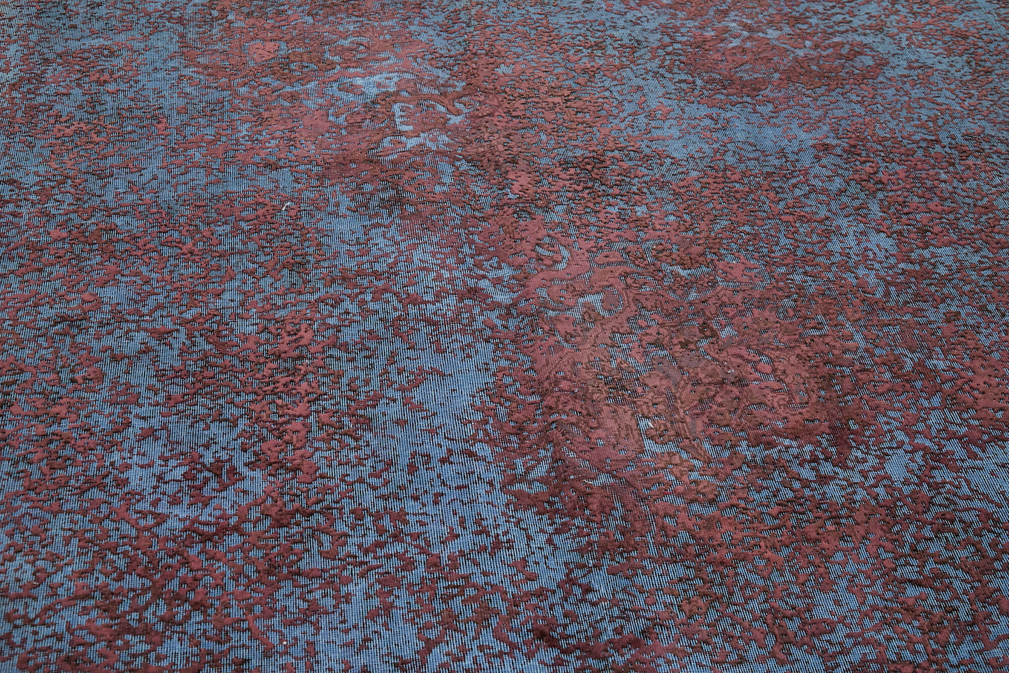 10x13 Purple Overdyed Large Area Rug - 44009