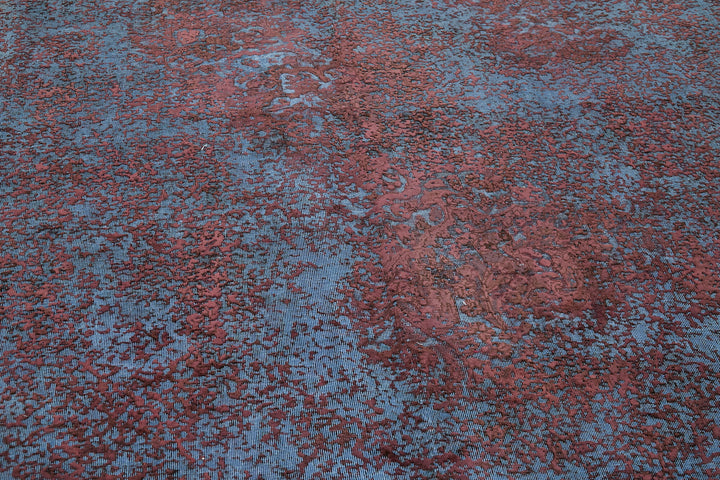 10x13 Purple Overdyed Large Area Rug - 44009