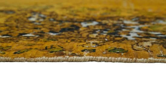 10x13 Yellow Overdyed Large Area Rug - 44011