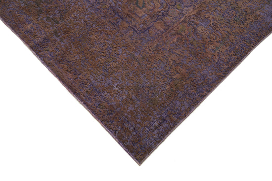 10x13 Purple Overdyed Large Area Rug - 44017