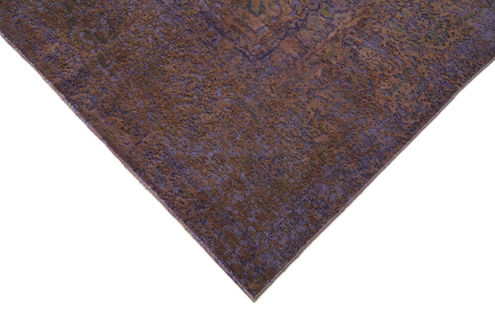 10x13 Purple Overdyed Large Area Rug - 44017