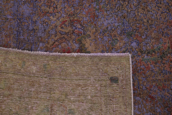 10x13 Purple Overdyed Large Area Rug - 44017