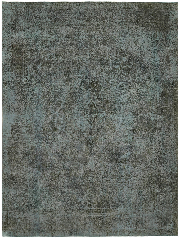 9x13 Grey Overdyed Large Area Rug - 44018