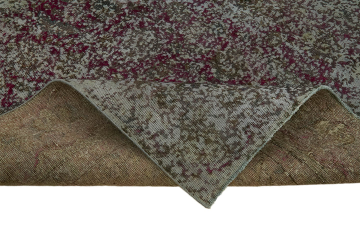 8x11 Grey Overdyed Large Area Rug - 44026