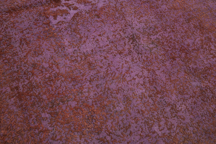 10x13 Purple Overdyed Large Area Rug - 44027