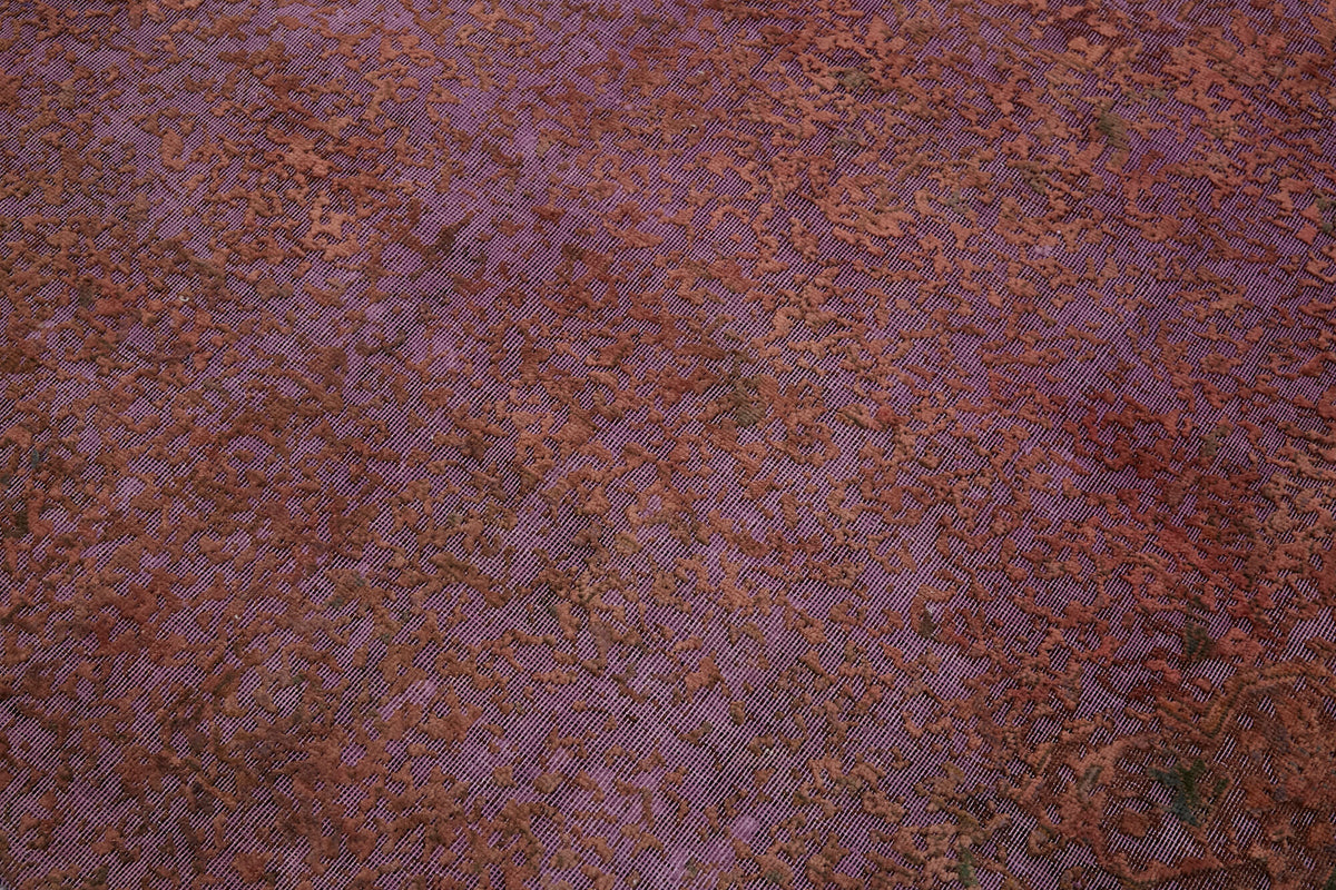10x13 Purple Overdyed Large Area Rug - 44027