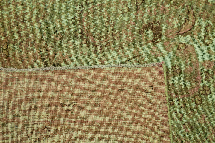 9x13 Green Overdyed Large Area Rug - 44044