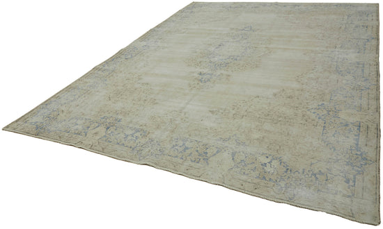 9x13 Beige Vintage Large Area Rug - 44081