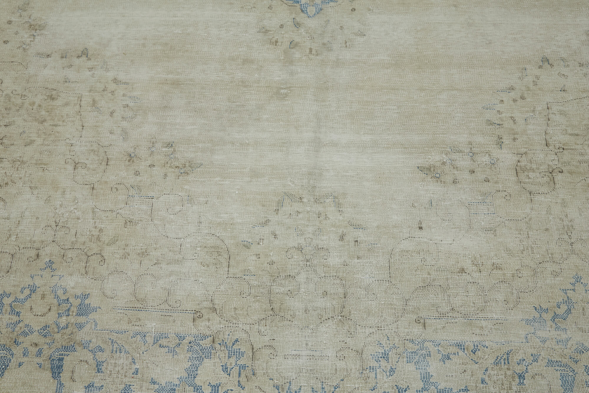 9x13 Beige Vintage Large Area Rug - 44081