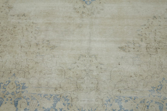 9x13 Beige Vintage Large Area Rug - 44081