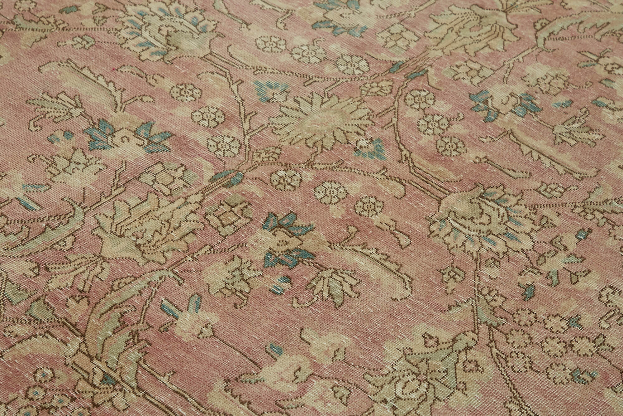 9x11 Beige Vintage Large Area Rug - 44118