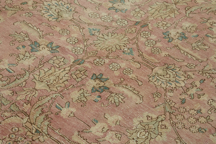9x11 Beige Vintage Large Area Rug - 44118