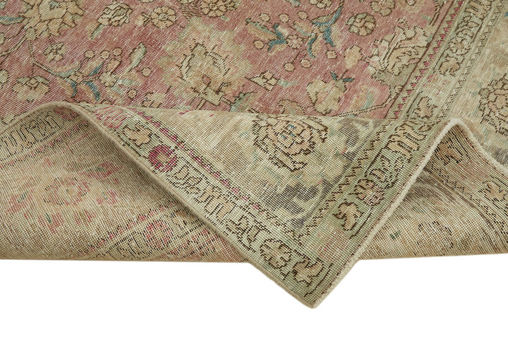 9x11 Beige Vintage Large Area Rug - 44118