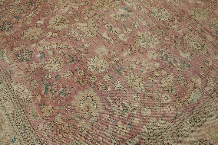 9x11 Beige Vintage Large Area Rug - 44118