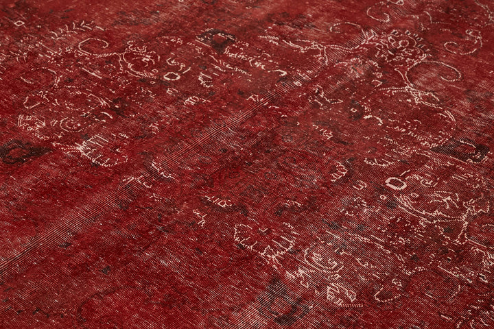 10x13 Red Overdyed Large Area Rug - 44120