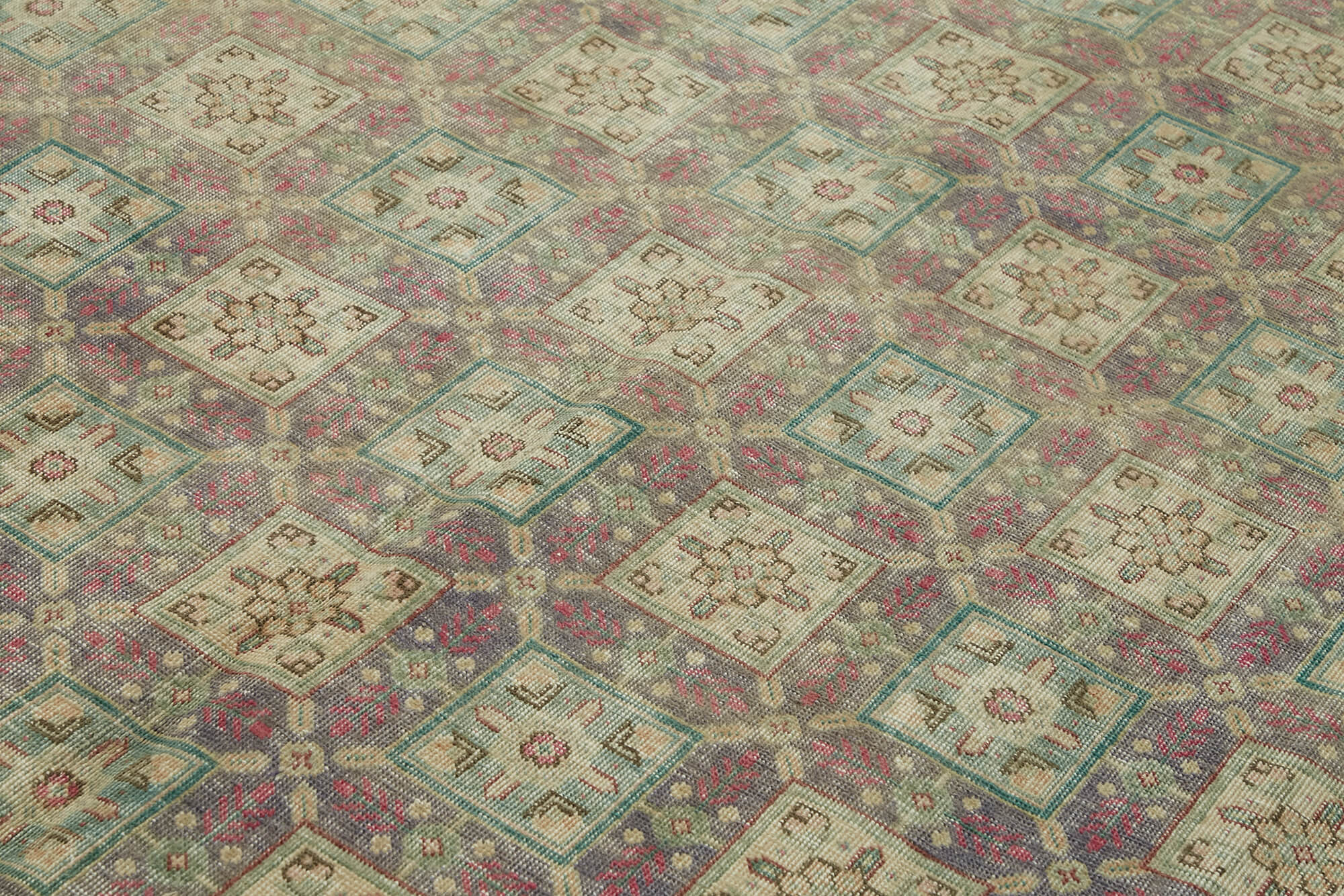 8x11 Beige Vintage Large Area Rug - 44127