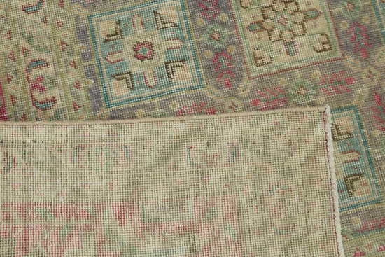 8x11 Beige Vintage Large Area Rug - 44127